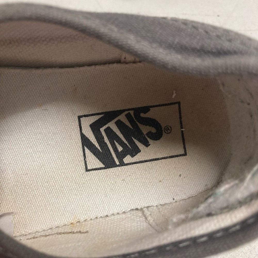 VANS Off The Wall Youth Sneakers Size 1.5 Gray Youth unisex - Picture 7 of 8